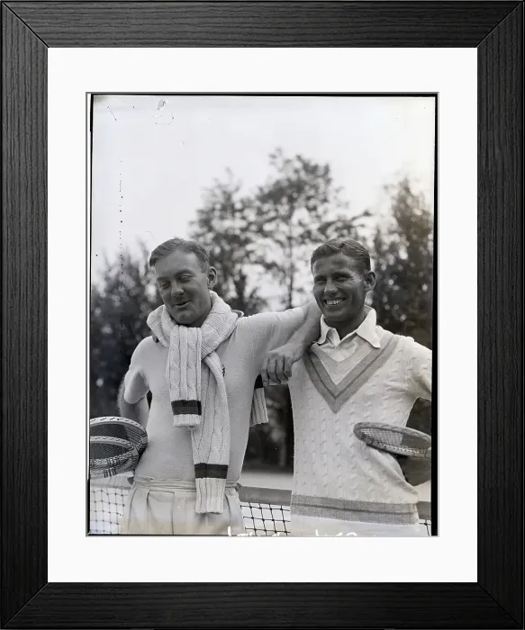 Framed Print : George Lott and Bruce Barnes Framed Print : George Lott and Bruce Barnes