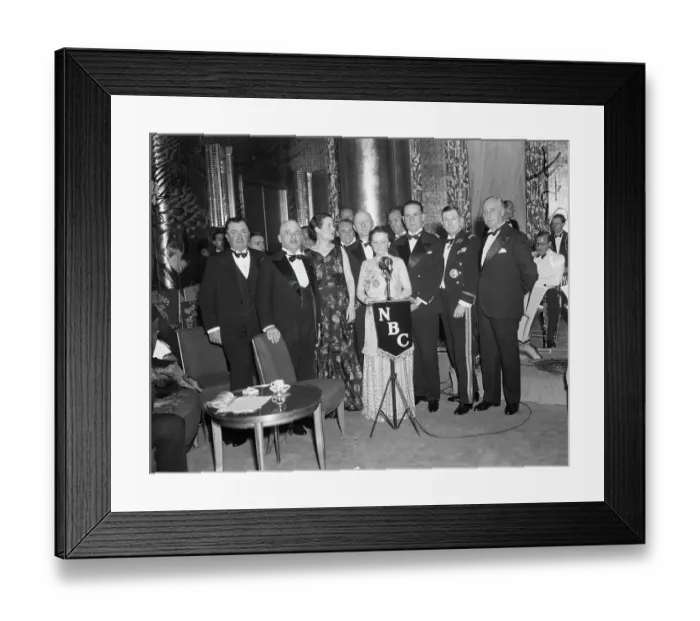 Framed Print : Mrs. Albert Le Brun on S.S. Normandie Framed Print : Mrs. Albert Le Brun on S.S. Normandie