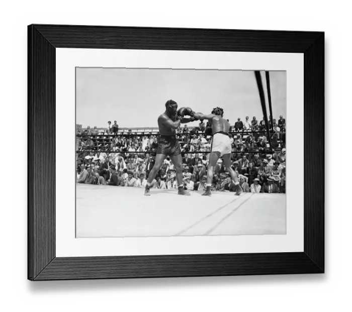 Framed Print : Max Baer and Dynamite Jackson