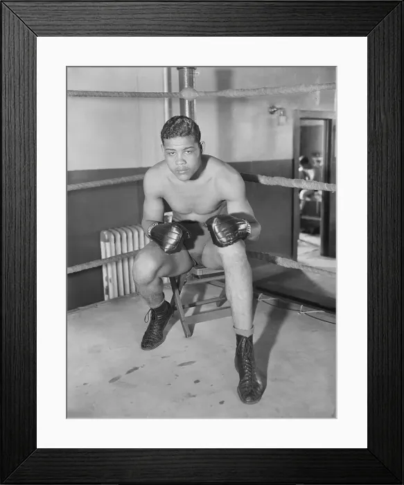 Framed Print : Boxing Champ Joe Louis
