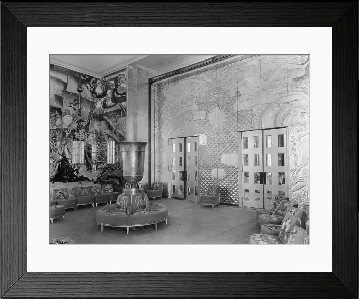 Framed Print : Grand Salon of SS Normandie Framed Print : Grand Salon of SS Normandie