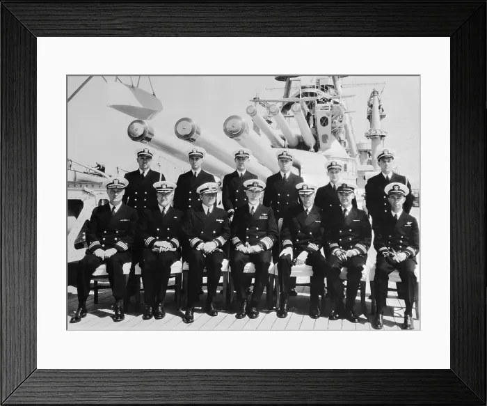 Framed Print : Group of Naval Officers Framed Print : Group of Naval Officers