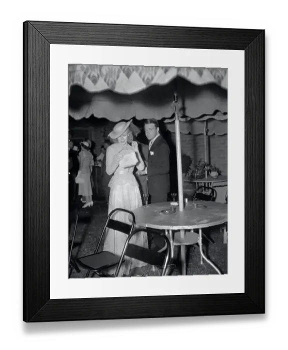 Framed Print : Portrait of Ginger Rogers and Lew Ayres Framed Print : Portrait of Ginger Rogers and Lew Ayres