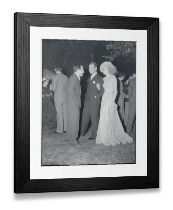 Framed Print : Portrait of Ginger Rogers, Lew Ayres and Junior Carl Laemle Framed Print : Portrait of Ginger Rogers, Lew Ayres and Junior Carl Laemle
