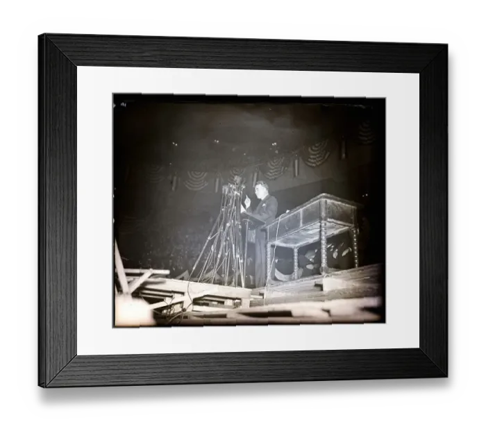 Framed Print : Father Coughlin Of Detroit Speaking Framed Print : Father Coughlin Of Detroit Speaking