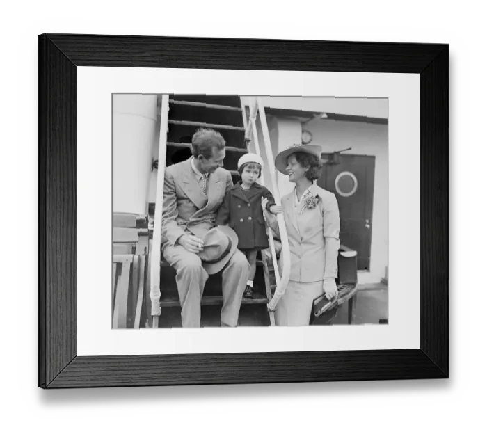Framed Print : Nunnally Johnson and Family