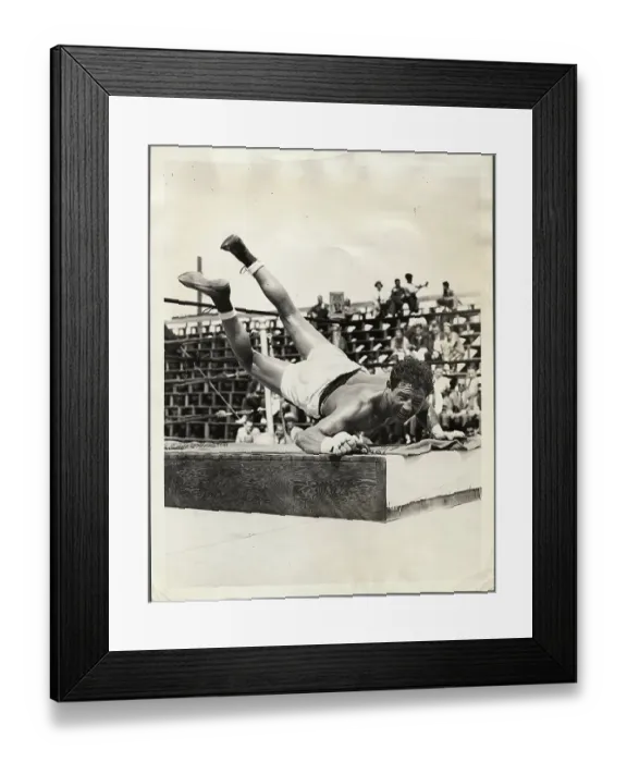Framed Print : Max Baer Training for Fight Framed Print : Max Baer Training for Fight