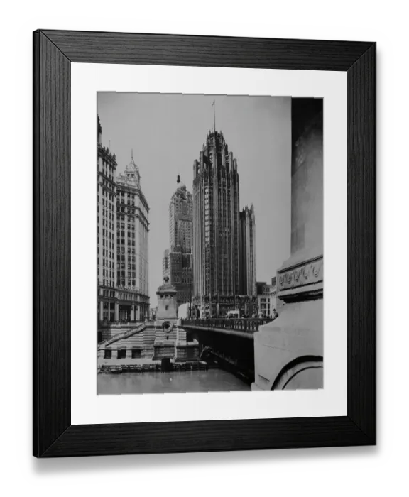 Framed Print : Tribune Tower Framed Print : Tribune Tower