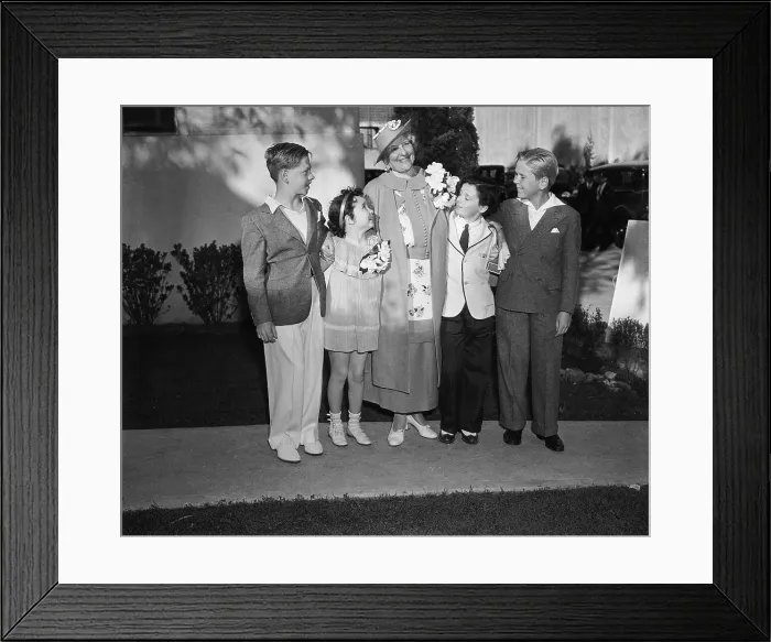Framed Print : May Robson with Friends Framed Print : May Robson with Friends