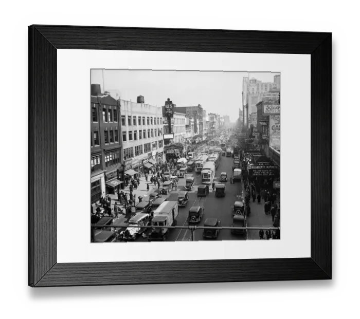 Framed Print : 125th Street in Harlem Framed Print : 125th Street in Harlem