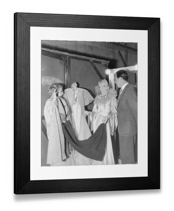 Framed Print : Portrait of Ginger Rogers and Bernard Newman Framed Print : Portrait of Ginger Rogers and Bernard Newman