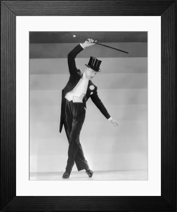 Framed Print : Fred Astaire Wearing Tuxedo and Dancing Framed Print : Fred Astaire Wearing Tuxedo and Dancing