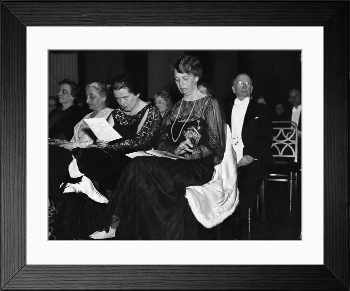 Framed Print : Lorena Hickok and Eleanor Roosevelt Listening to Concert Framed Print : Lorena Hickok and Eleanor Roosevelt Listening to Concert
