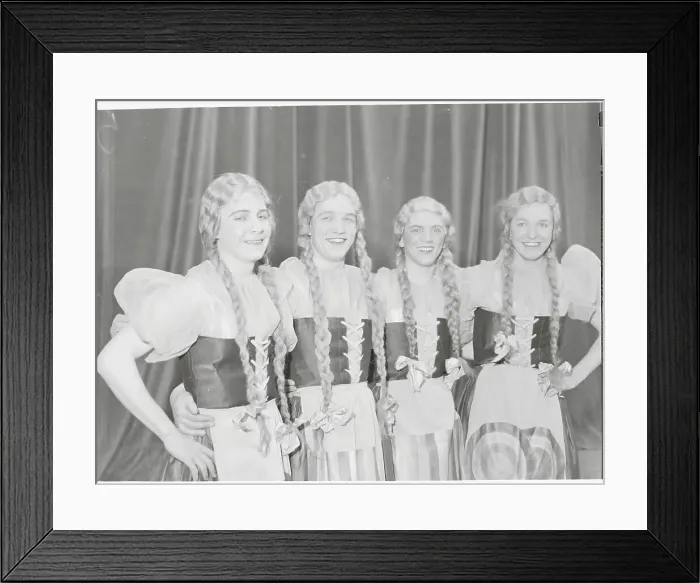 Framed Print : Dutch Chorus Posing Together Framed Print : Dutch Chorus Posing Together