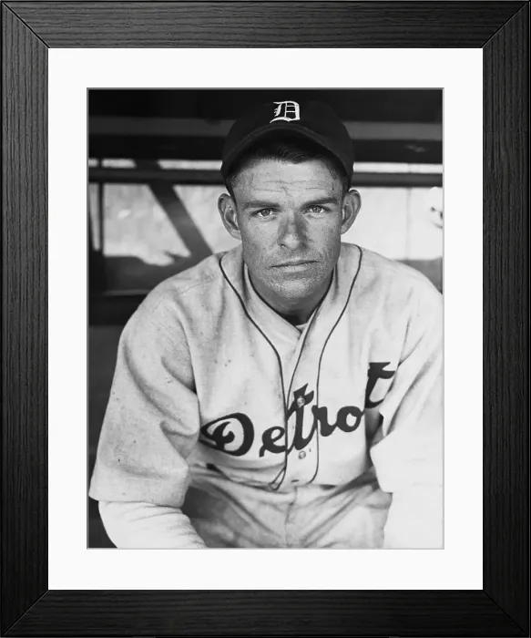 Framed Print : Baseball Player Thomas Bridges Framed Print : Baseball Player Thomas Bridges