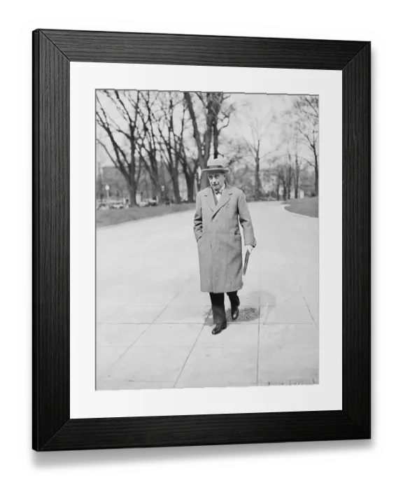 Framed Print : H.G. Wells at The White House Framed Print : H.G. Wells at The White House
