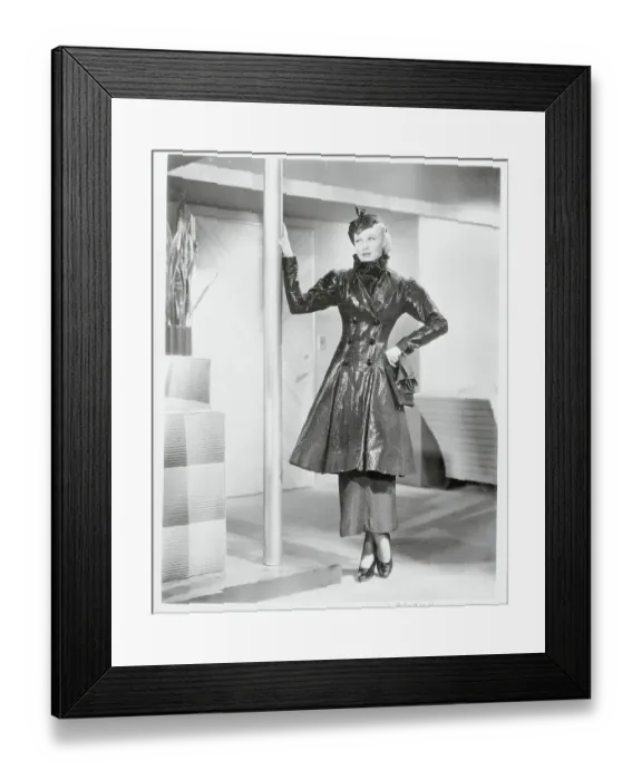 Framed Print : Portrait of Ginger Rogers Framed Print : Portrait of Ginger Rogers