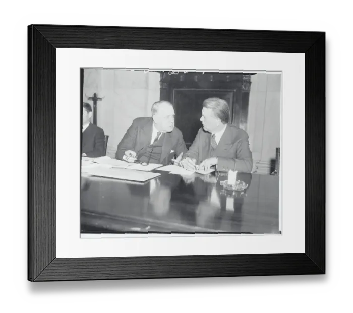Framed Print : David I. Walsh and William E. Borah in Conference Framed Print : David I. Walsh and William E. Borah in Conference