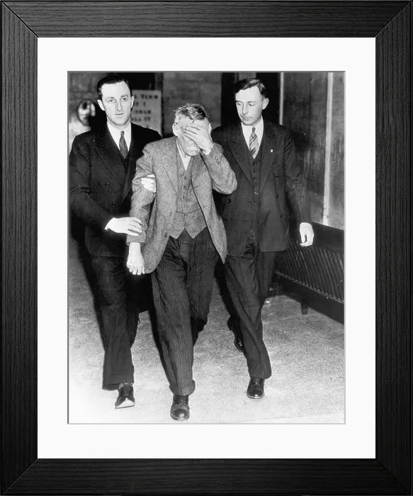 Framed Print : Albert H. Fish Entering Court Trial Framed Print : Albert H. Fish Entering Court Trial