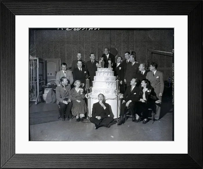 Framed Print : Anniversary Party for Radio Station KFWB Framed Print : Anniversary Party for Radio Station KFWB