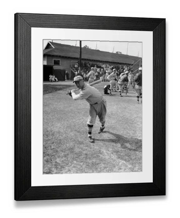 Framed Print : Frankie Frisch In Batting Pose Framed Print : Frankie Frisch In Batting Pose