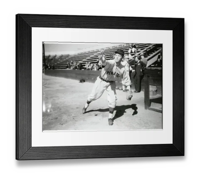 Framed Print : John Salveson Shown Pitching a Ball Framed Print : John Salveson Shown Pitching a Ball
