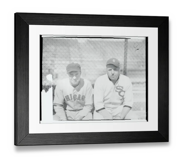 Framed Print : Glenn Wright and Raymond Phelps Sitting Together Framed Print : Glenn Wright and Raymond Phelps Sitting Together