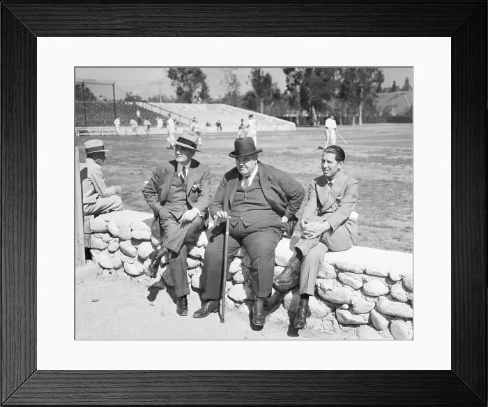 Framed Print : Chicago White Sox Officials at Spring Training