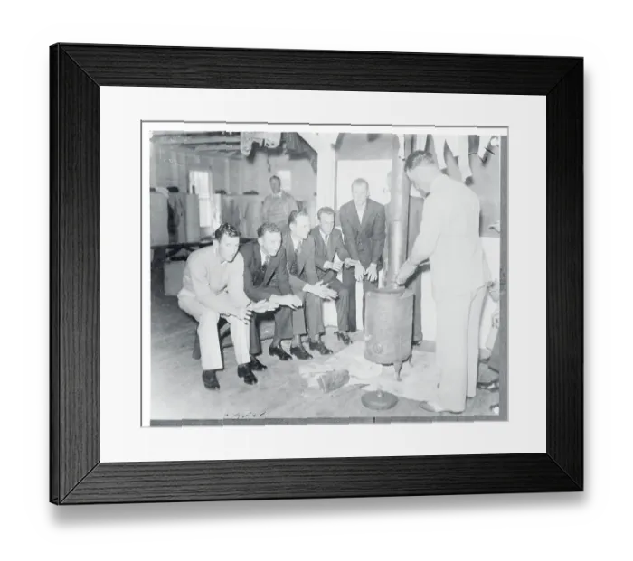 Framed Print : Philadelphia Athletics Keeping Warm Framed Print : Philadelphia Athletics Keeping Warm