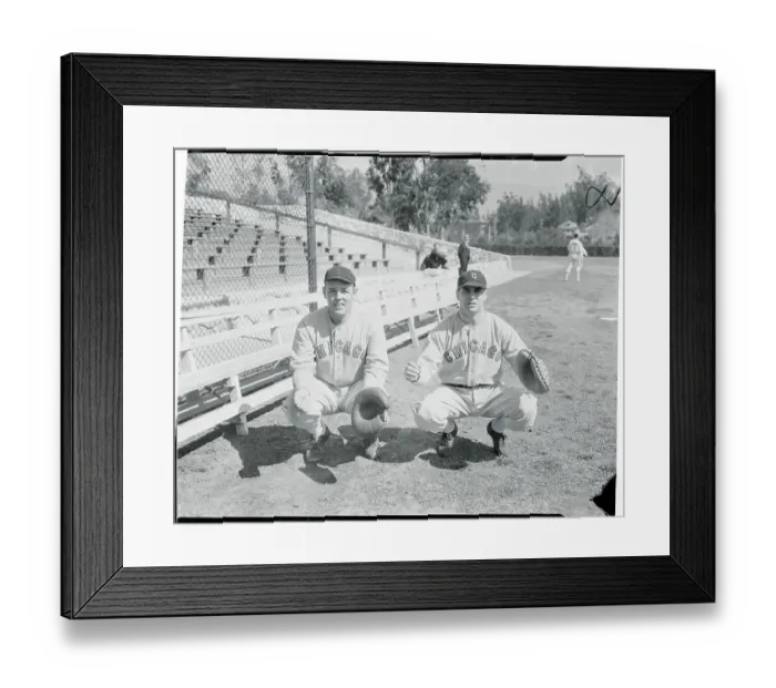 Framed Print : Chicago White Sox Cathers Sitting Together