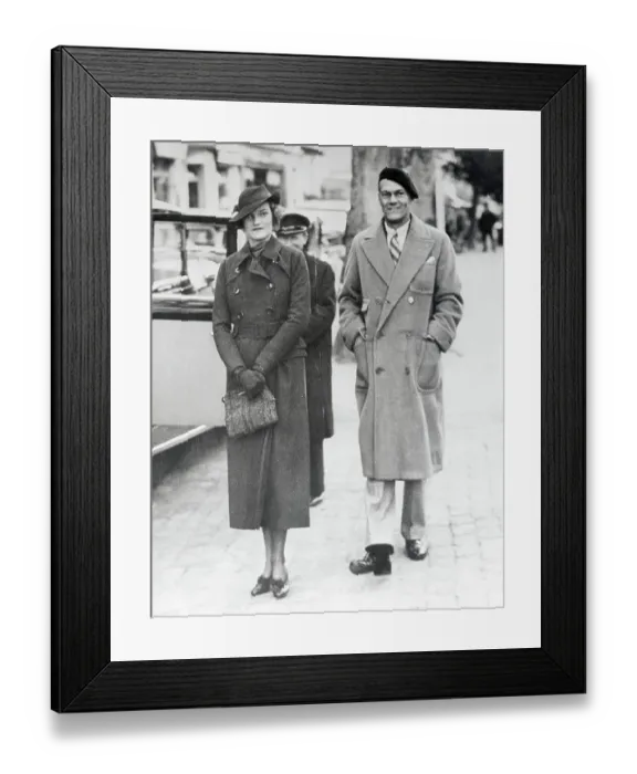 Framed Print : Doris Duke Honeymooning with James HR Cromwell Framed Print : Doris Duke Honeymooning with James HR Cromwell
