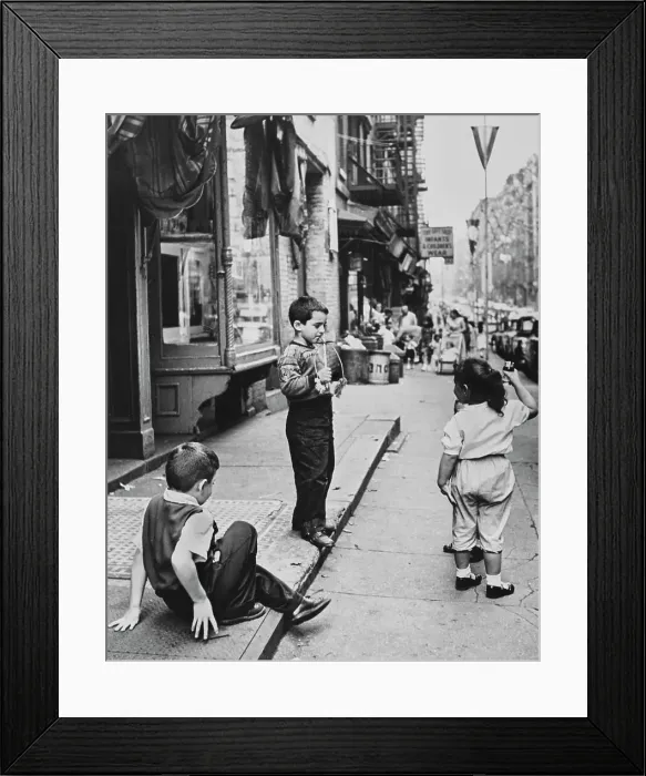 Framed Print : New York City Street Scene Framed Print : New York City Street Scene