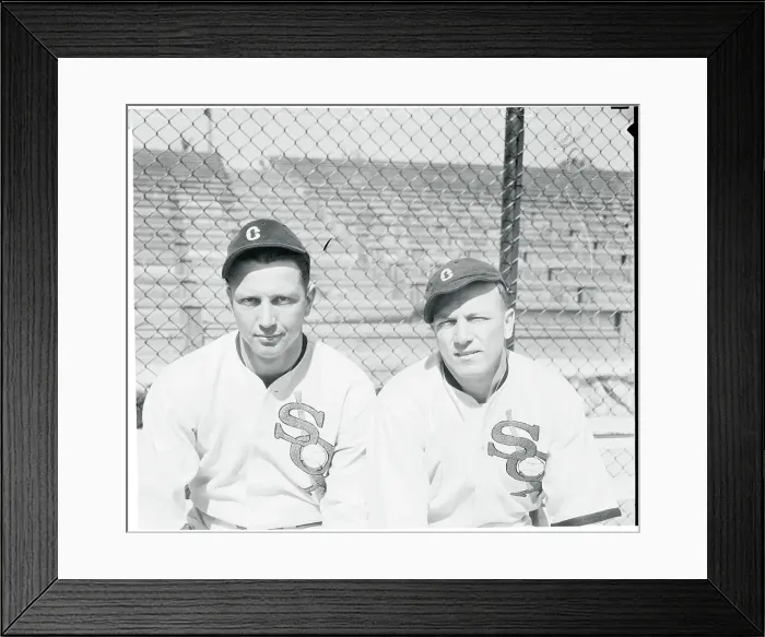 Framed Print : John Whitehead Sitting with Joe Vance