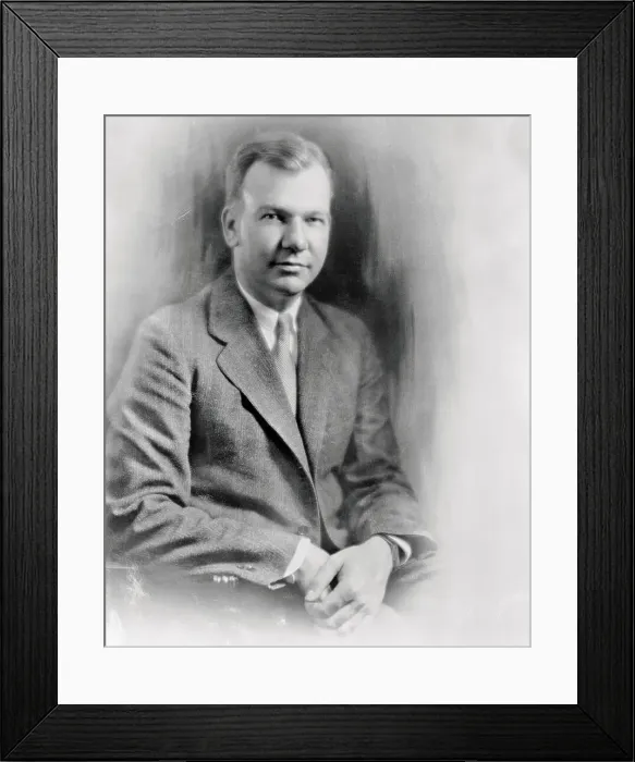 Framed Print : Portrait of Dr Claude Beck Framed Print : Portrait of Dr Claude Beck