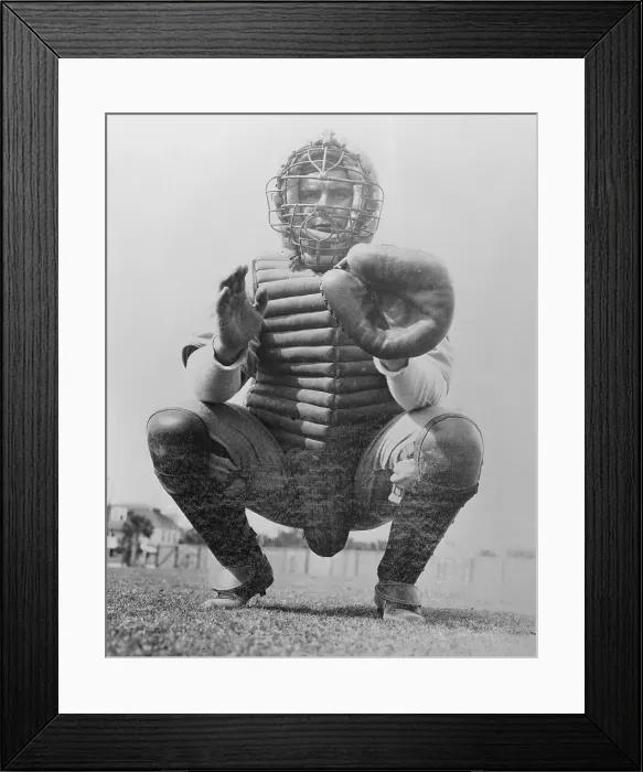 Framed Print : Portrait of Catcher Shanty Hogan Framed Print : Portrait of Catcher Shanty Hogan