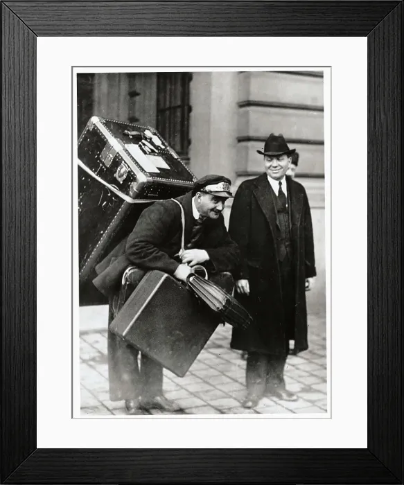 Framed Print : H.C. Upen Arriving in Stockholm Framed Print : H.C. Upen Arriving in Stockholm