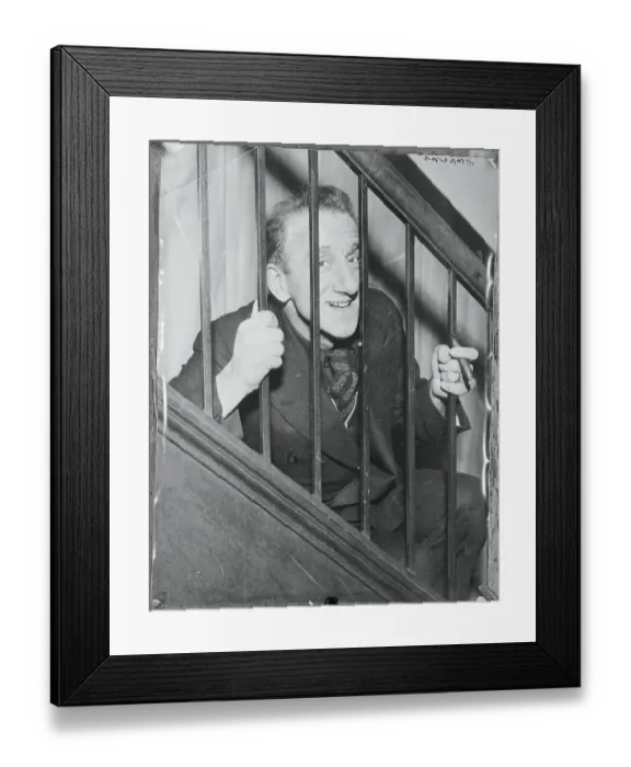 Framed Print : Portrait of Jimmy Durante