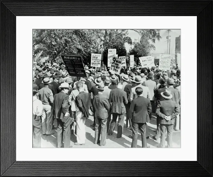 Framed Print : Communists Protesting Framed Print : Communists Protesting