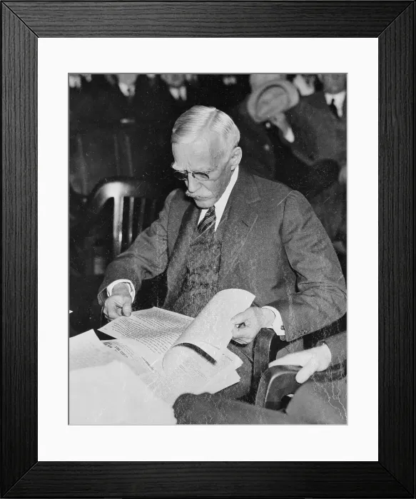 Framed Print : Portrait of Andrew W. Mellon Framed Print : Portrait of Andrew W. Mellon