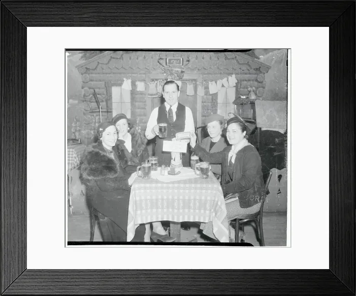 Framed Print : Little Germany Collects Hauptmann Defense Fund