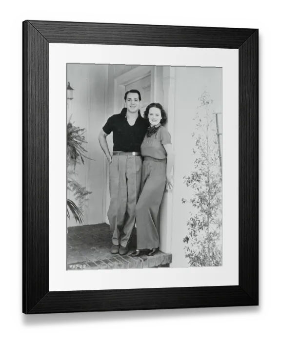 Framed Print : Portrait of Mr. and Mrs. Jack Durant Framed Print : Portrait of Mr. and Mrs. Jack Durant