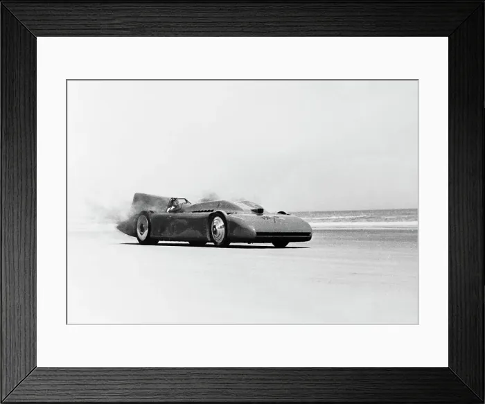 Framed Print : View of Racecar in Motion Framed Print : View of Racecar in Motion