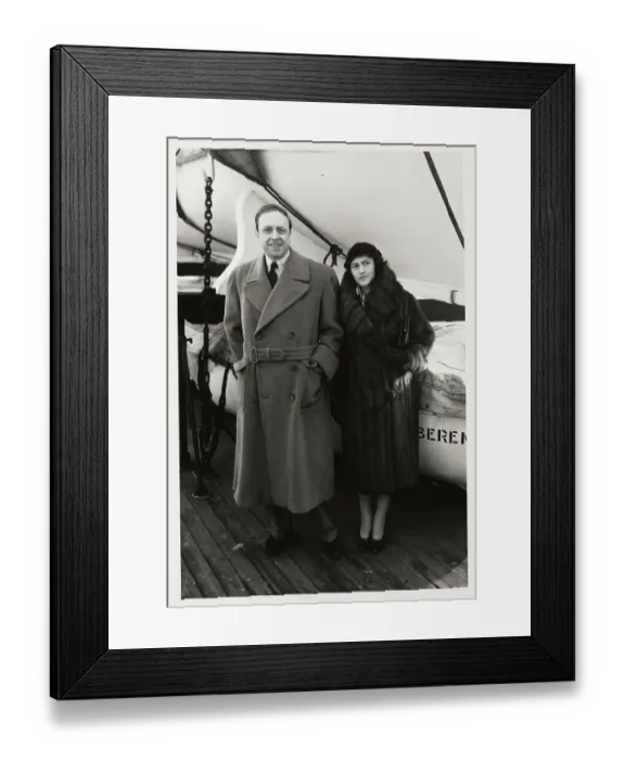 Framed Print : Dr. A.J. Cronin and His Wife Framed Print : Dr. A.J. Cronin and His Wife