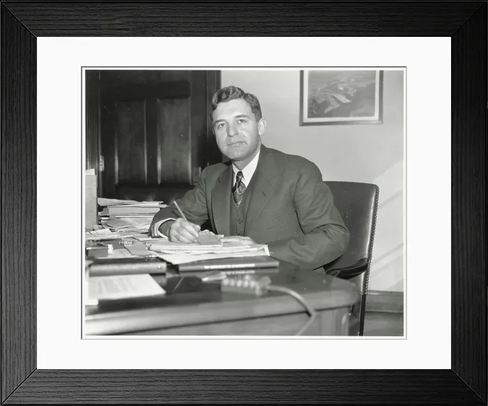 Framed Print : Portrait of John F Dockweiler Framed Print : Portrait of John F Dockweiler