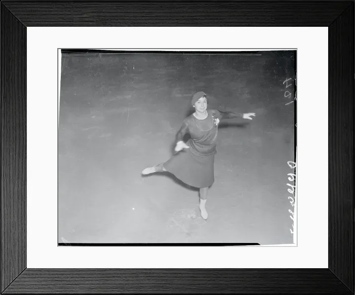 Framed Print : Maribel Vinson Ice Skating Framed Print : Maribel Vinson Ice Skating