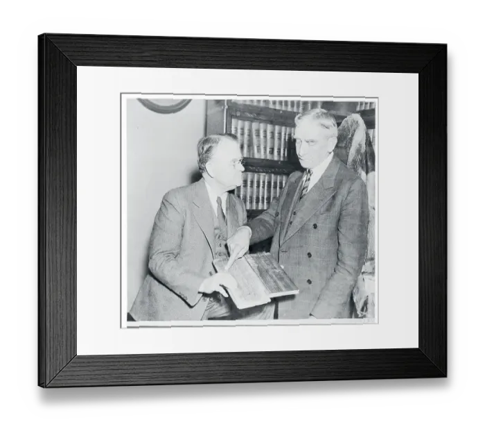Framed Print : Ewald Milke and Fred Pope Framed Print : Ewald Milke and Fred Pope