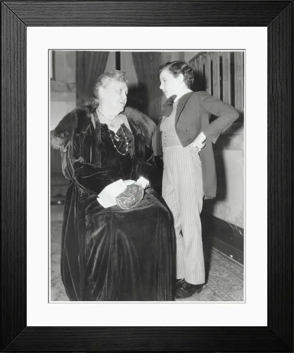 Framed Print : Sara Roosevelt Meeting Freddie Bartholomew Framed Print : Sara Roosevelt Meeting Freddie Bartholomew