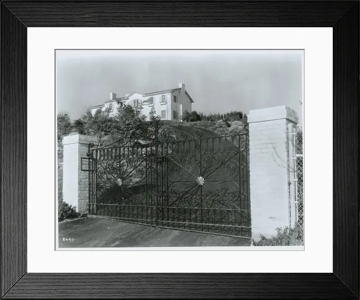 Framed Print : Jean Harlow's Home