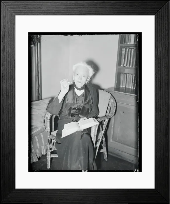 Framed Print : Elderly Professional Pausing for a Smoke Framed Print : Elderly Professional Pausing for a Smoke