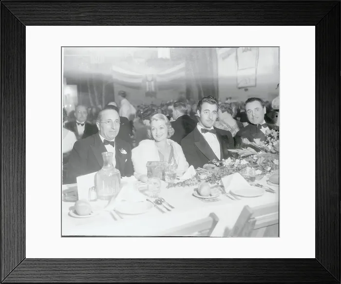Framed Print : Louis Mayer Sitting With Colleagues Framed Print : Louis Mayer Sitting With Colleagues